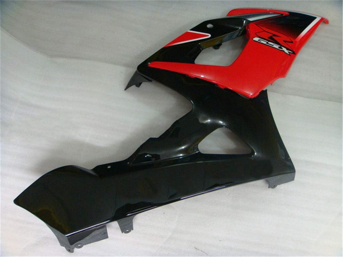 Carenado de carrocería rojo de plástico apto para Suzuki 2005 2006 GSXR 1000 Molde de inyección ABS Nuevo Aftermarket Kit de marco de cuerpo