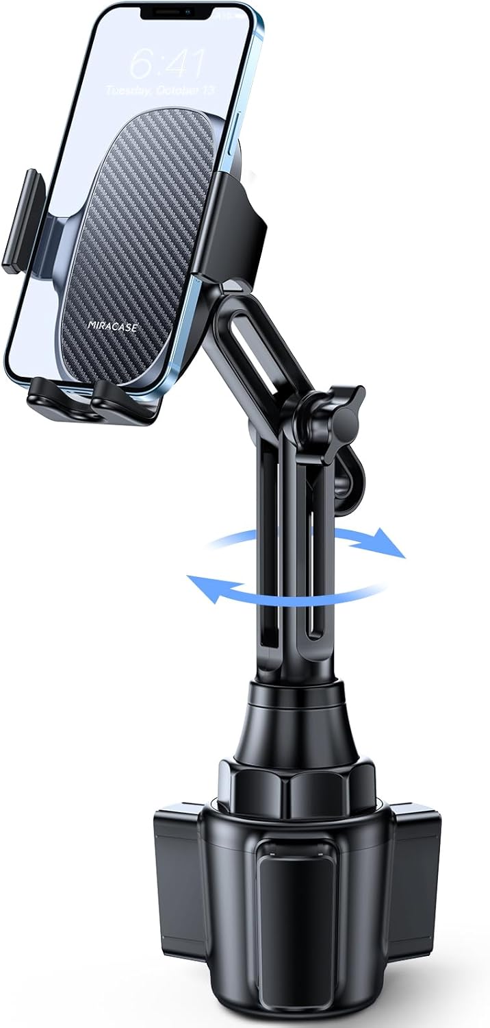 Miracase 2023 Última versión actualizada universal soporte para teléfono para coche, giratorio y ajustable Soporte de teléfono de cuello largo