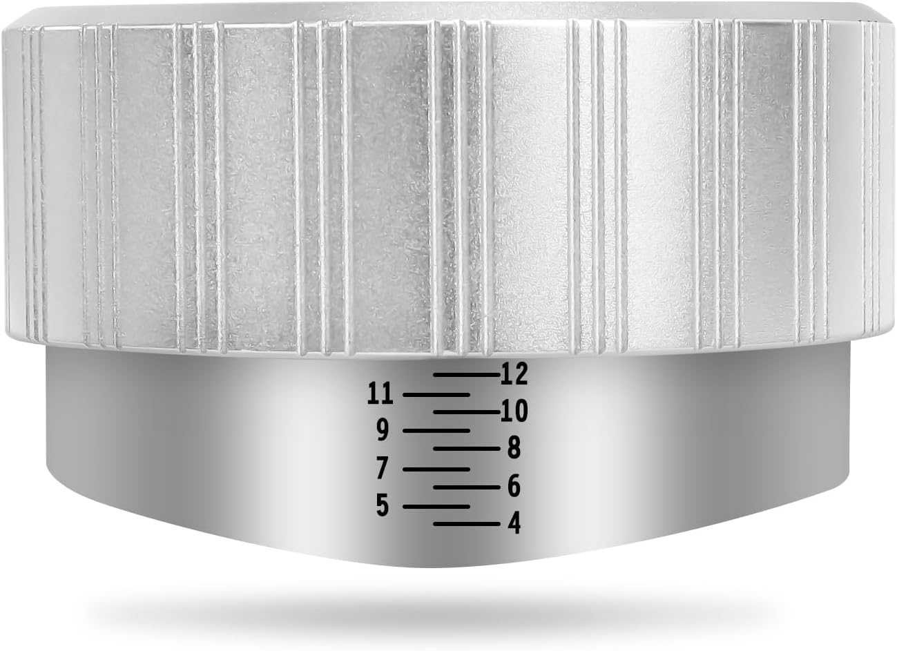 IKAPE Distribuidor de café de 2.087 in, distribuidor de espresso de profundidad ajustable con escala, se adapta a todos los portafiltros de espresso