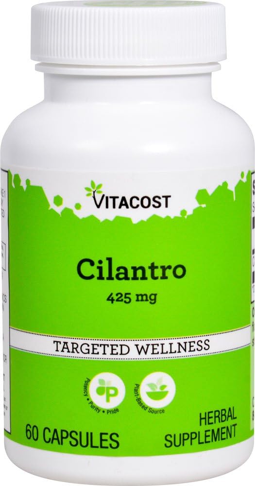 Vitacost Cilantro (Cilantro) — 425 mg – 60 Cápsulas