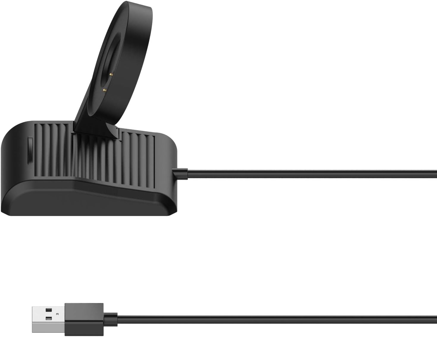 Compatible con soporte de carga Ticwatch Pro 5, cable de carga USB de 3.3 pies, estación de carga de repuesto para cargador de reloj Ticwatch Pro 5