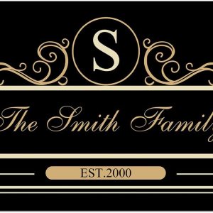 Magimagine Tapetes de bienvenida personalizados para entrada al aire libre con nombre, tapete divertido personalizado para interiores y hogar con Magimagine Tapetes de bienvenida personalizados para entrada al aire libre con nombre, tapete divertido personalizado para interiores y hogar con