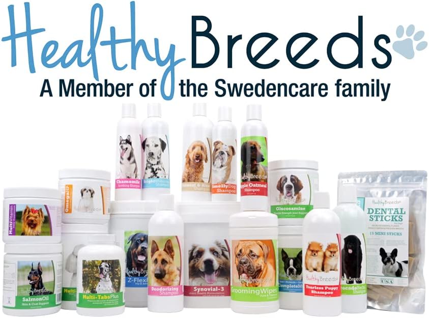 Healthy Breeds Boerboel Z-Flex Max – Soporte para cadera y articulaciones para perro, 180 unidades
