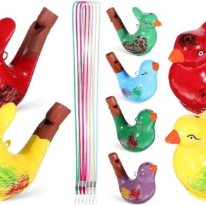 ABOOFAN Silbato de ave acuática para bebé, juguetes para adultos, silbato de cerámica para niños, regalo de Pascua, silbato en forma de pájaro, ABOOFAN Silbato de ave acuática para bebé, juguetes para adultos, silbato de cerámica para niños, regalo de Pascua, silbato en forma de pájaro,