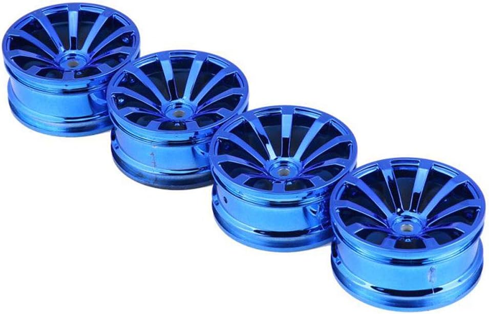 Ruedas de plástico para automóvil a control remoto, diámetro de 2.047 in para escala 110 en carretera, Touring Racing Drift Car Traxxas HSP HPI