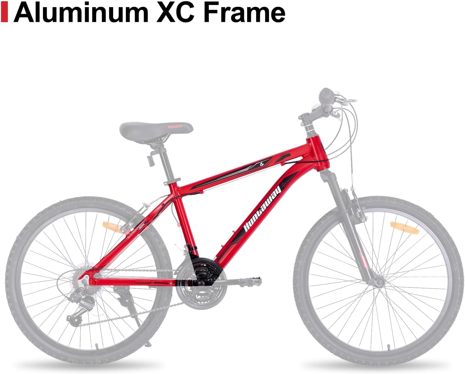 Hiland Humtaway – Bicicleta de montaña de 26 pulgadas para hombres y mujeres, rueda de radios de 36, cambio trasero Shimano de 21 velocidades, marco