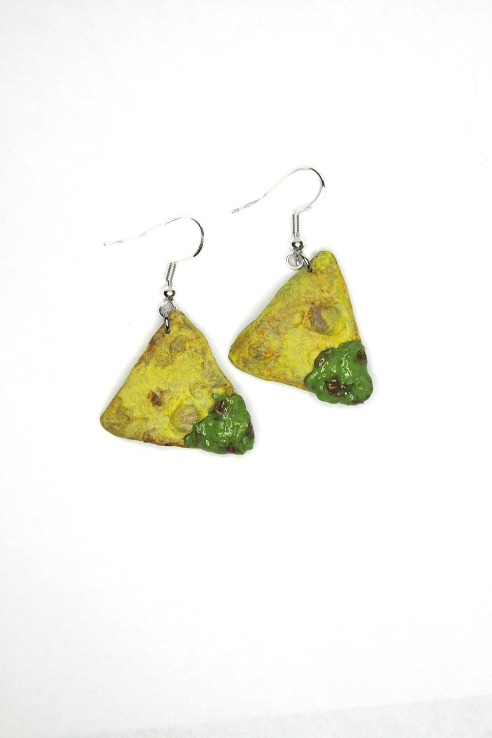 Guacamole earrings  Tortilla chip dangles, Food Earrings, Gift for Women and Girls
