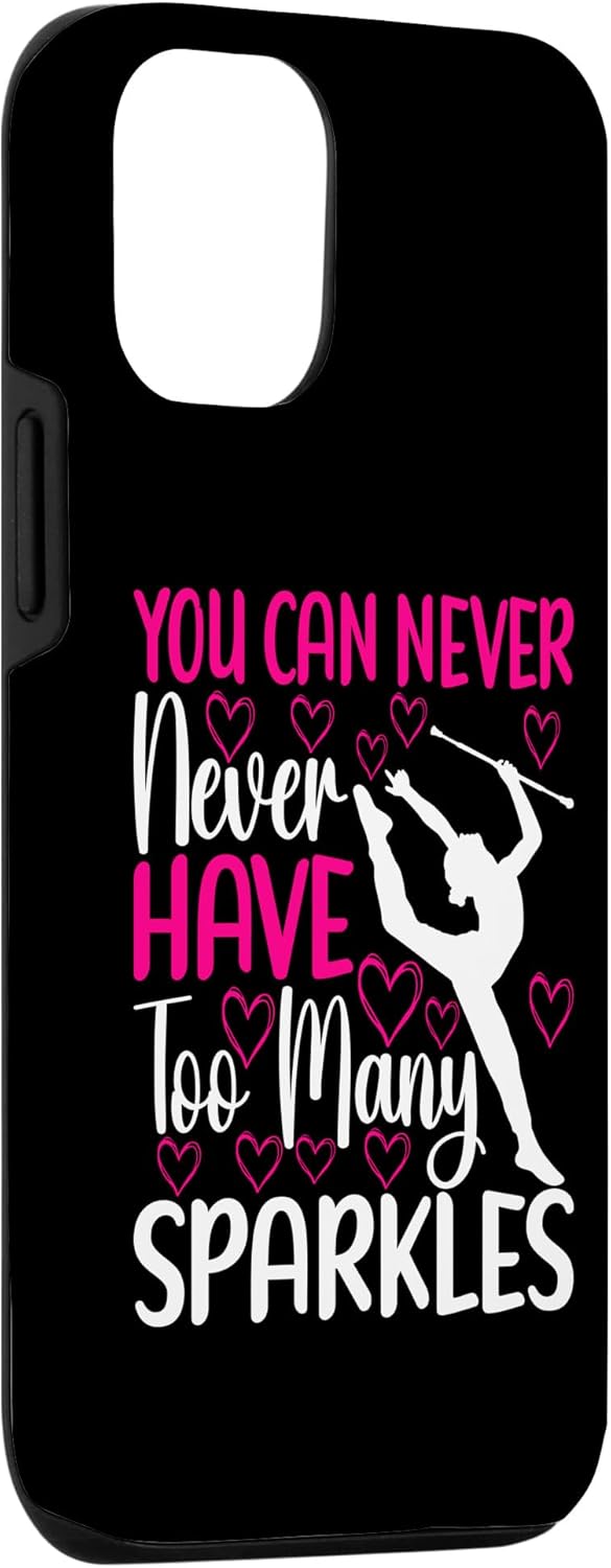 Funda para iPhone 14 Baton Twirling Outfit Majorette Baton Twirler