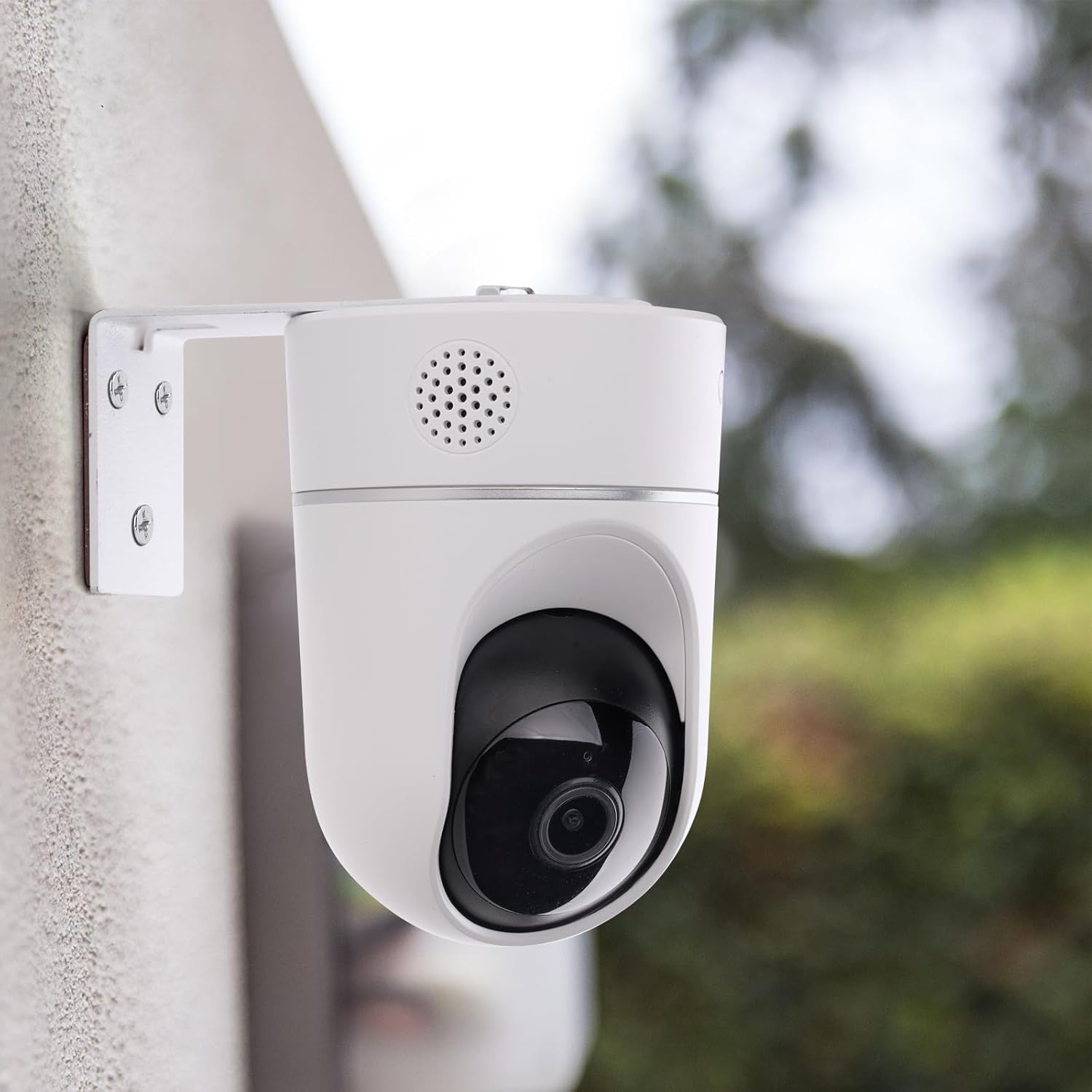 Paquete de 2 soportes adhesivos de pared de metal compatibles con Eufy Security Solo Indoor Cam E220 y P24, sin taladrar VHB Stick On o atornillar,