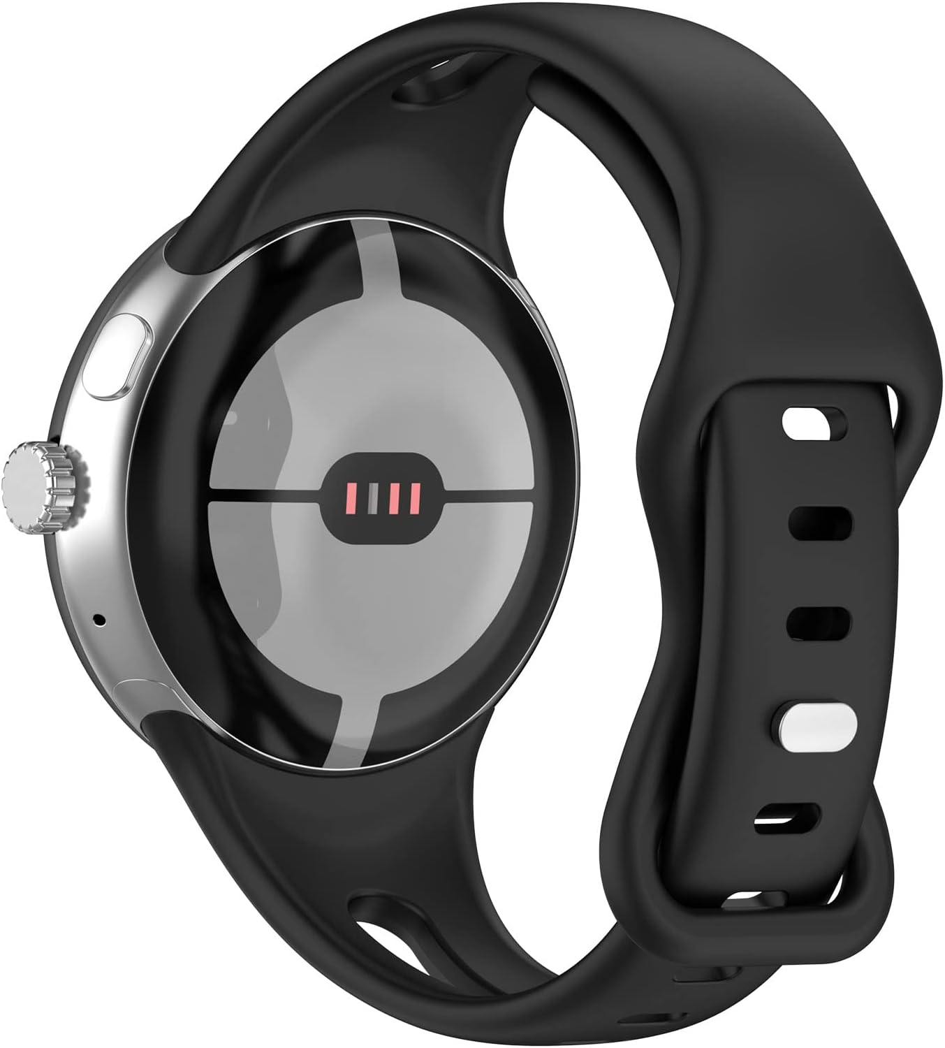 Paquete de 6 correas diseñadas para Google Pixel Watch, de silicona, transpirable, suave, delgada, deportiva, accesorio para relojes Pixel