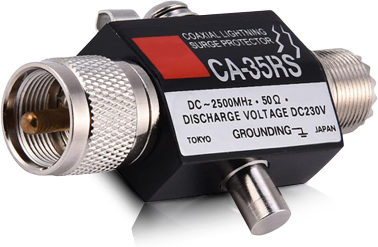 Pararrayos macho a hembra UHF conector coaxial protector contra sobretensiones, adaptador de conector coaxial CA a 35RS