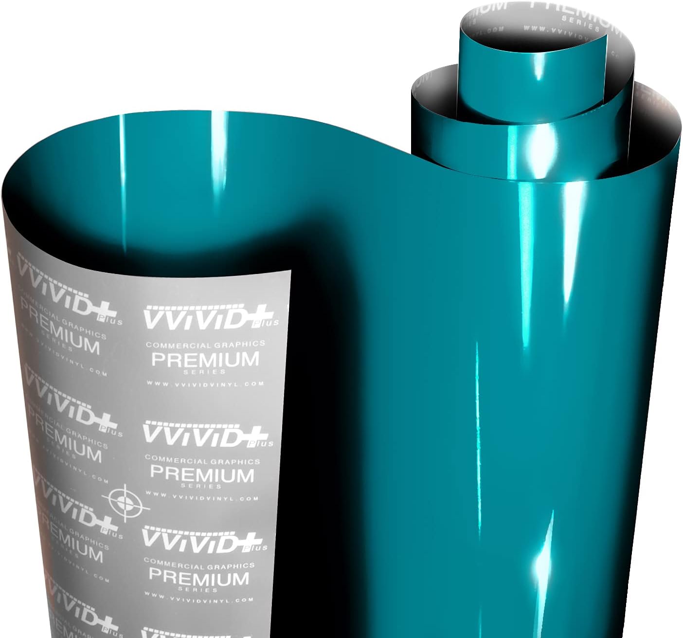 VViViD + Envoltura de vinilo ultra brillante de color azul Miami para automóvil (1.5 x 5 pies)
