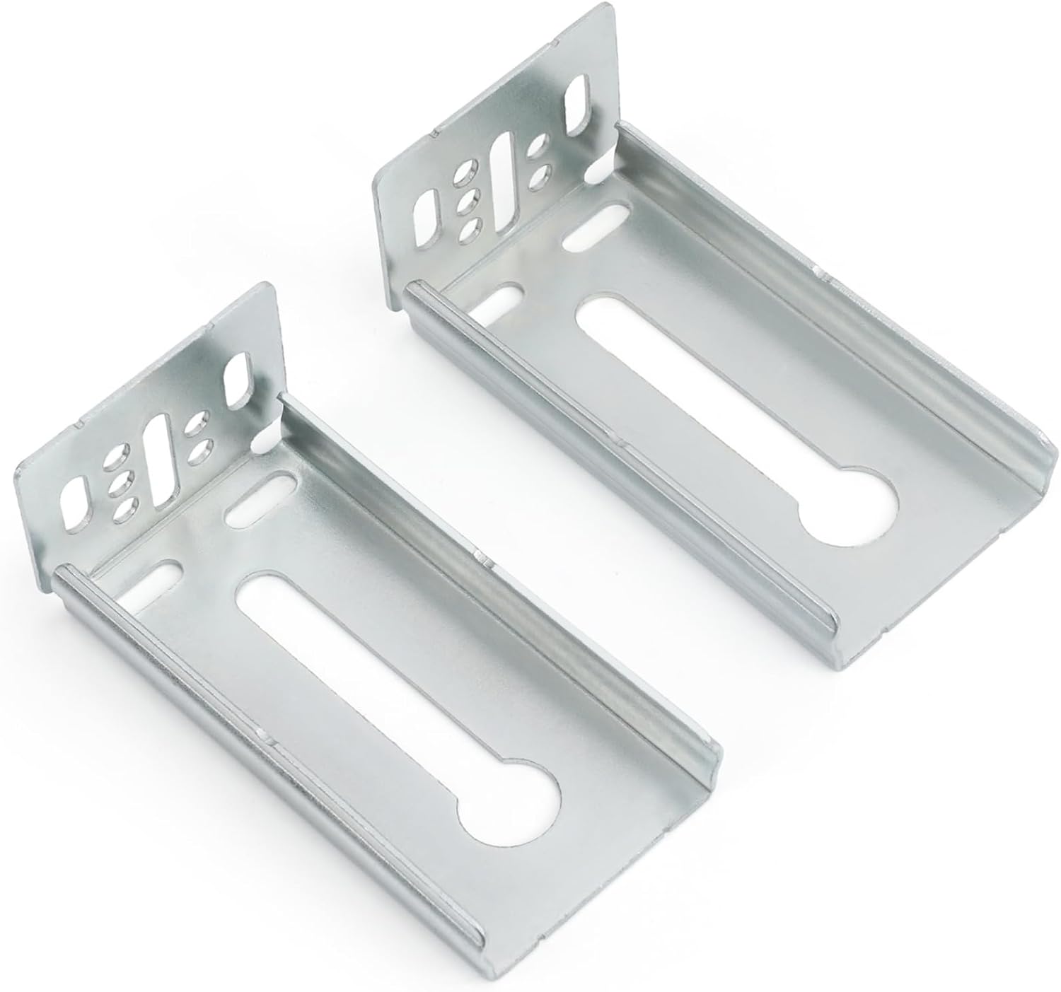 homdiy – 10 pares de soportes de montaje trasero de metal para cajones, soportes de cajón de gabinete para gabinete con marco frontal, 1.37 pulgadas