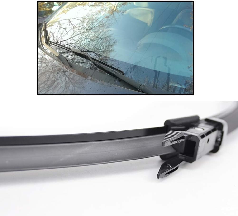 XUKEY Limpiaparabrisas delantero de 22 pulgadas y 22 pulgadas, ajuste personalizado para Mercedes Benz SLK-Class R171 R172 2004-2019 (juego de 2)