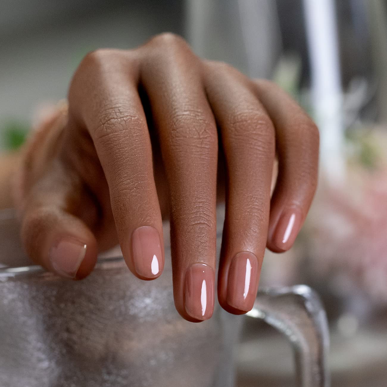 RARJSM – Esmalte de uñas en gel, color morado rosáceo cremoso, malva nude, 15 ml, requiere secar con lampara UV o LED, transparente, manicura