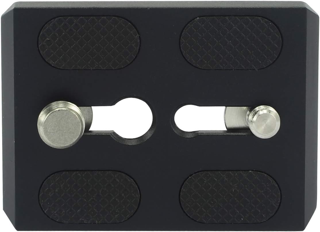 Haoge HQR-SC-N Placa de liberación rápida para cámara Sachtler Video DV 8100, DV10 3+3, DV10 5+5, FSB6T, FSB8T, FSB-10T Cabezal fluido trípode