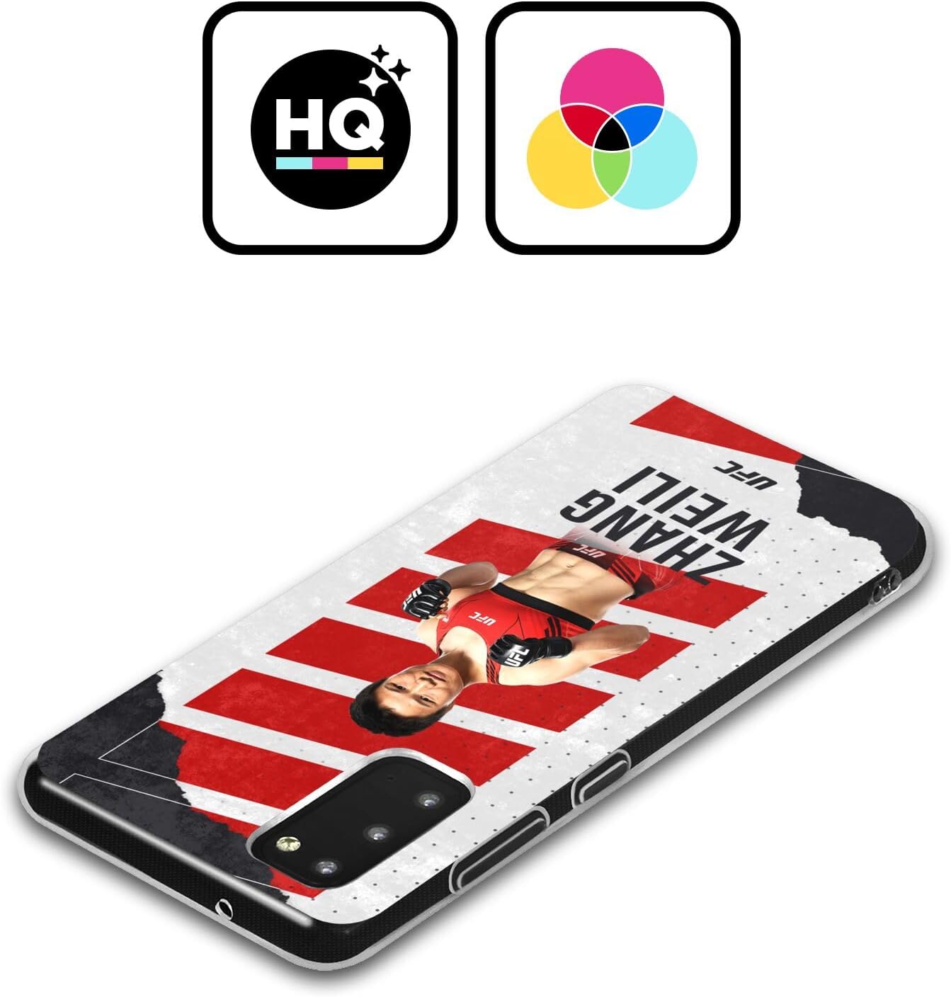 Head Case Designs Officially Licensed UFC Fight Card Zhang Weili Soft Gel Case Compatible with Samsung Galaxy A32 (2021)