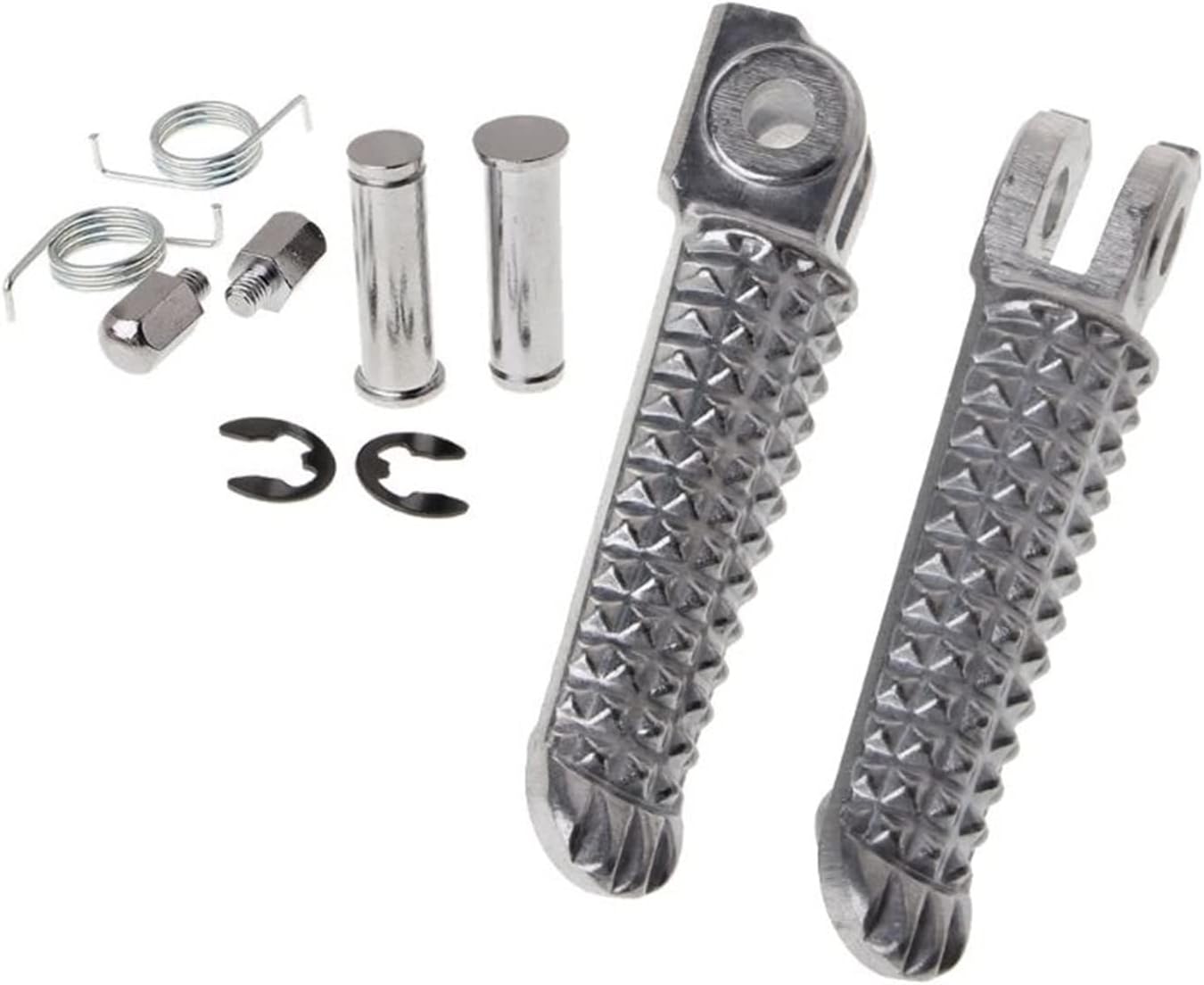 Foot Pegs Pedals Motorcycle Footrests for Yamaha for YZF R1 R6 R6S 1998-2012 2003-2008 2004 2005 2006 2007 Motorcycle Aluminum Front Footrests