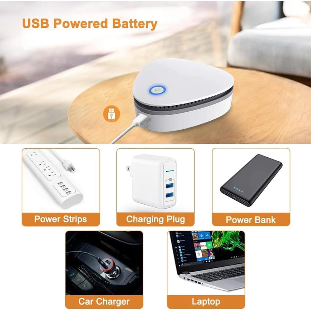 Ozzie – Máquina eliminadora de olores de humo, removedor de olores de humo Ozzie para automóvil, removedor de olores definitivo para el hogar,
