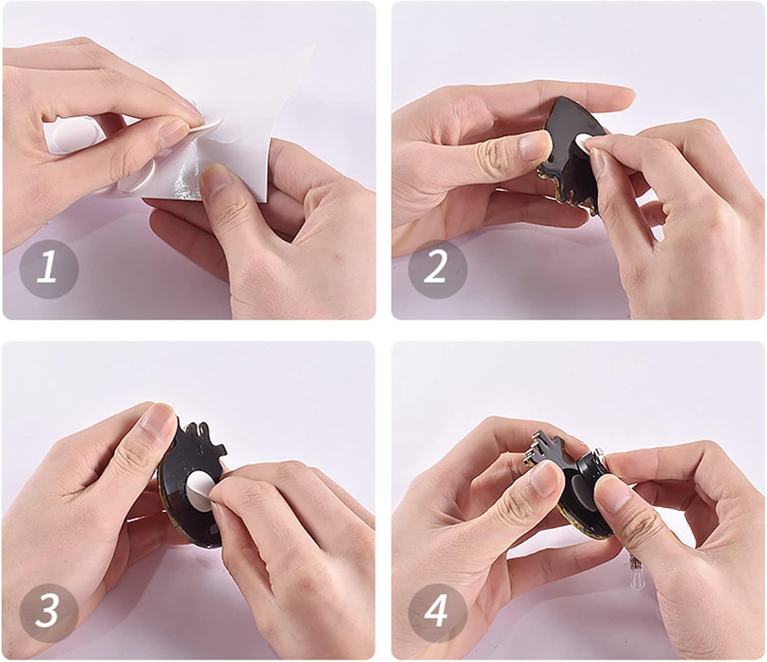5 moldes para carrete de insignia con temática de médico y enfermera para resina, moldes de silicona para carretes de insignias con 6 soportes
