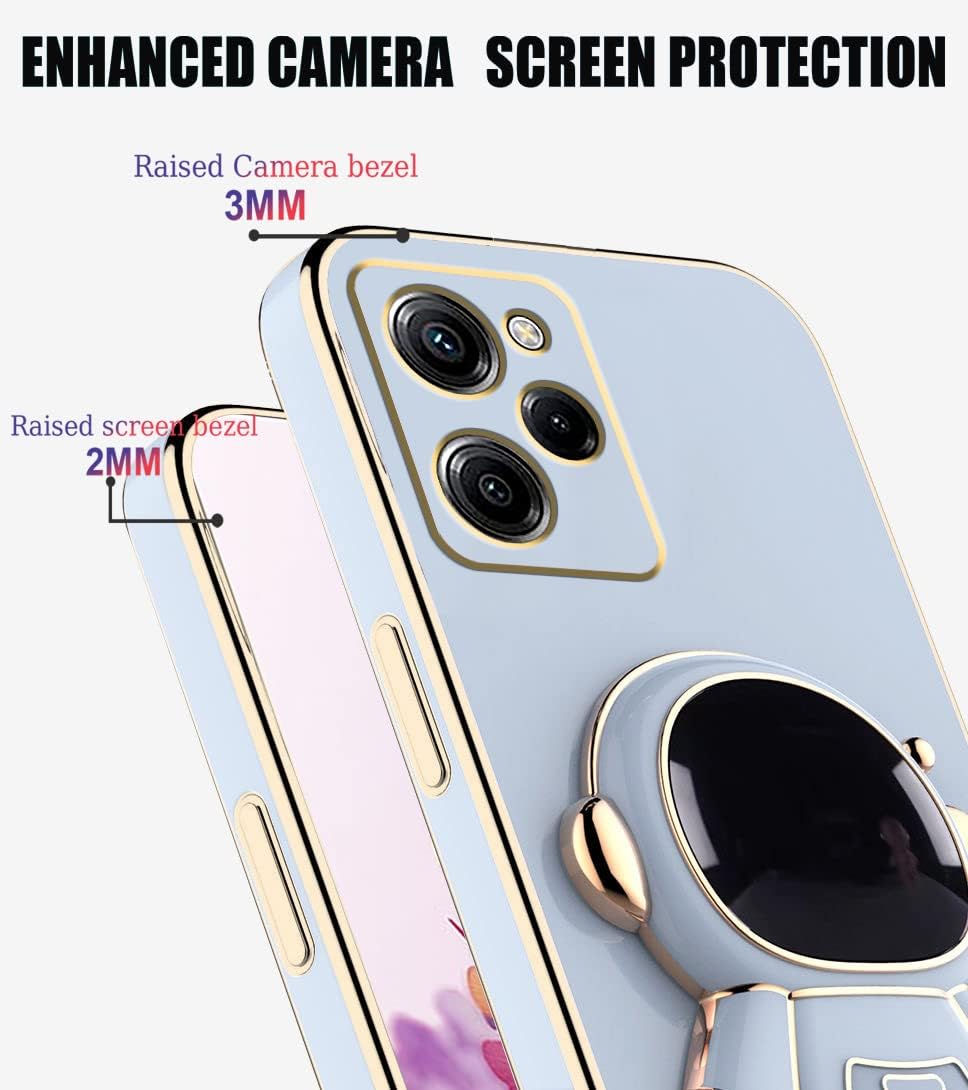 Funda de silicona para Poco X5 Pro 5G con lindo soporte de astronauta, a prueba de golpes, Xiaomi Poco X5 Pro 5G, bonita funda para mujer con diseño
