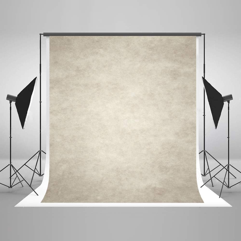 Fondo de estudio fotográfico absract de microfibra para retratos de 5 pies de ancho x 7 pies de alto, color beige marfil para fotógrafos, fotos a la