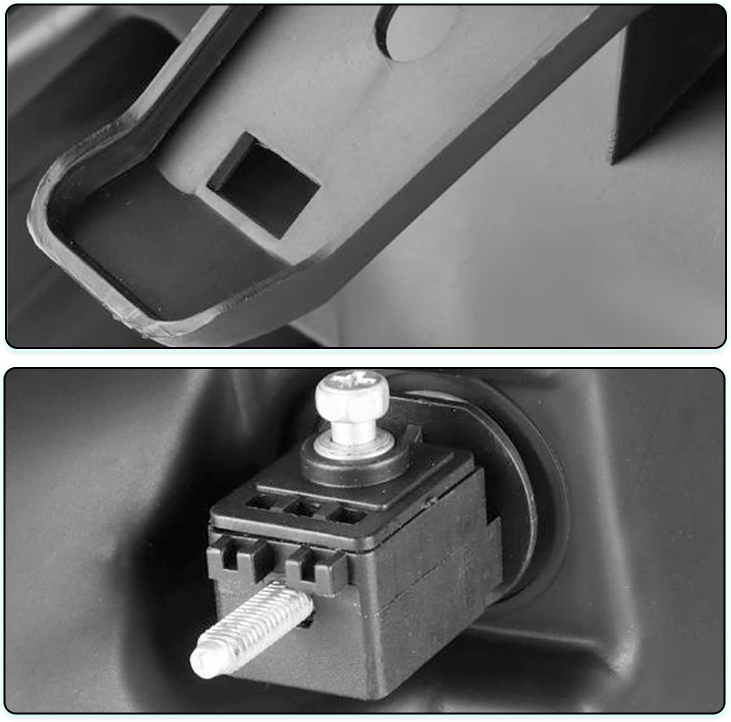 Juego de faros delanteros para Ford Expedition 2007-2014 lado del conductor y del pasajero (carcasa negra con reflector ámbar)