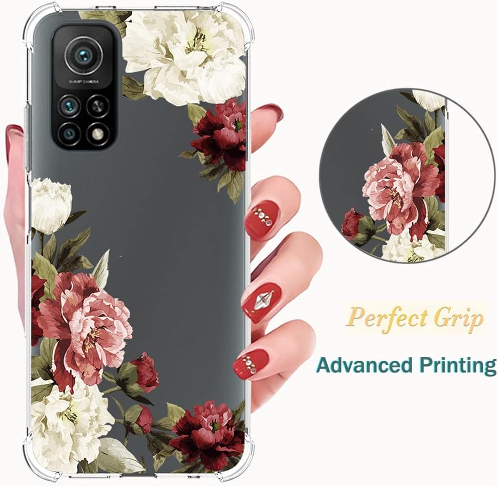 Zoeirc Funda para Redmi Note 11 (4G)Redmi Note 11S 2201117TY Funda transparente para niñas y mujeres, TPU suave a prueba de golpes, funda protectora