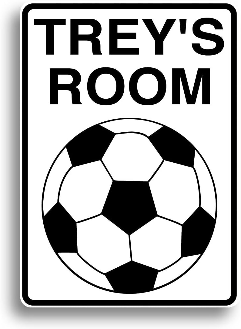 Letrero de fútbol, personalizado para ti en aluminio macizo!