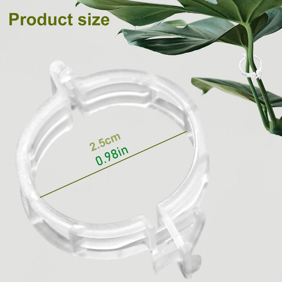 Plant Support Clips Reusable Garden Clips, Secured Plastic Plant Clips, Tomato Support Clips for String Trellis for Climbing Plants Outdoor Indoor