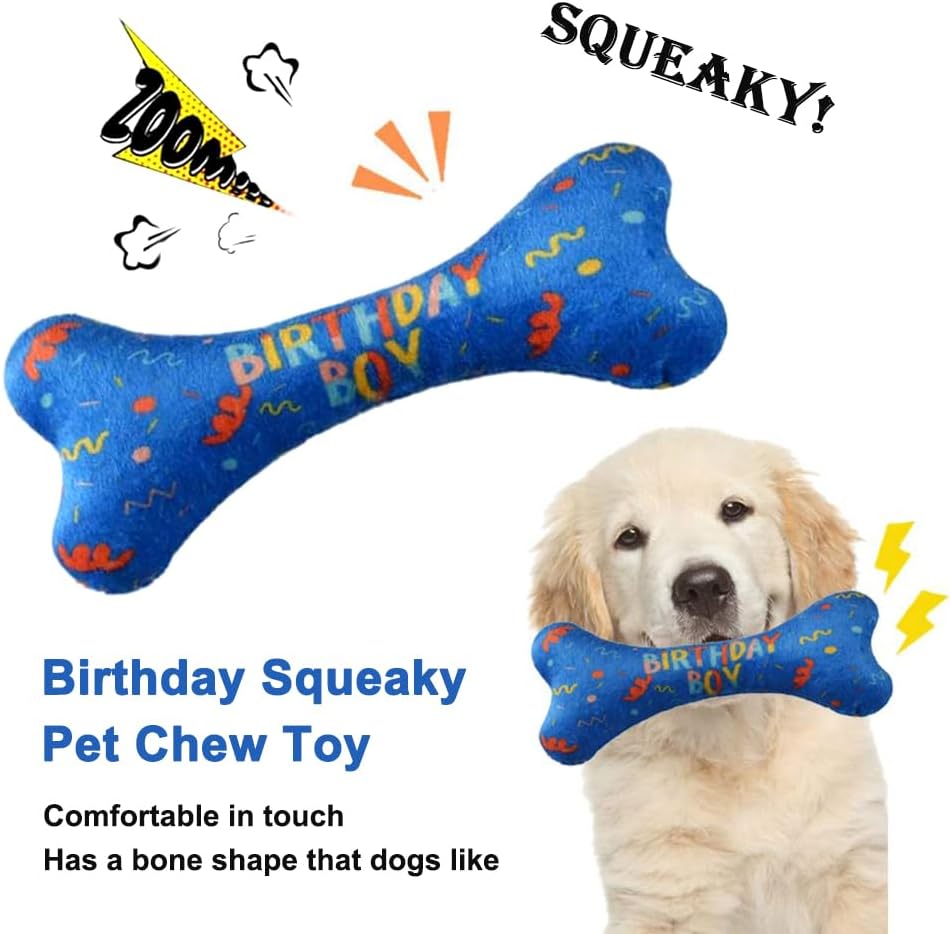 BSISUERM Conjunto de bandana de cumpleaños para mascotas, accesorios de cumpleaños para perros con sombrero de corona de cumpleaños para mascotas,