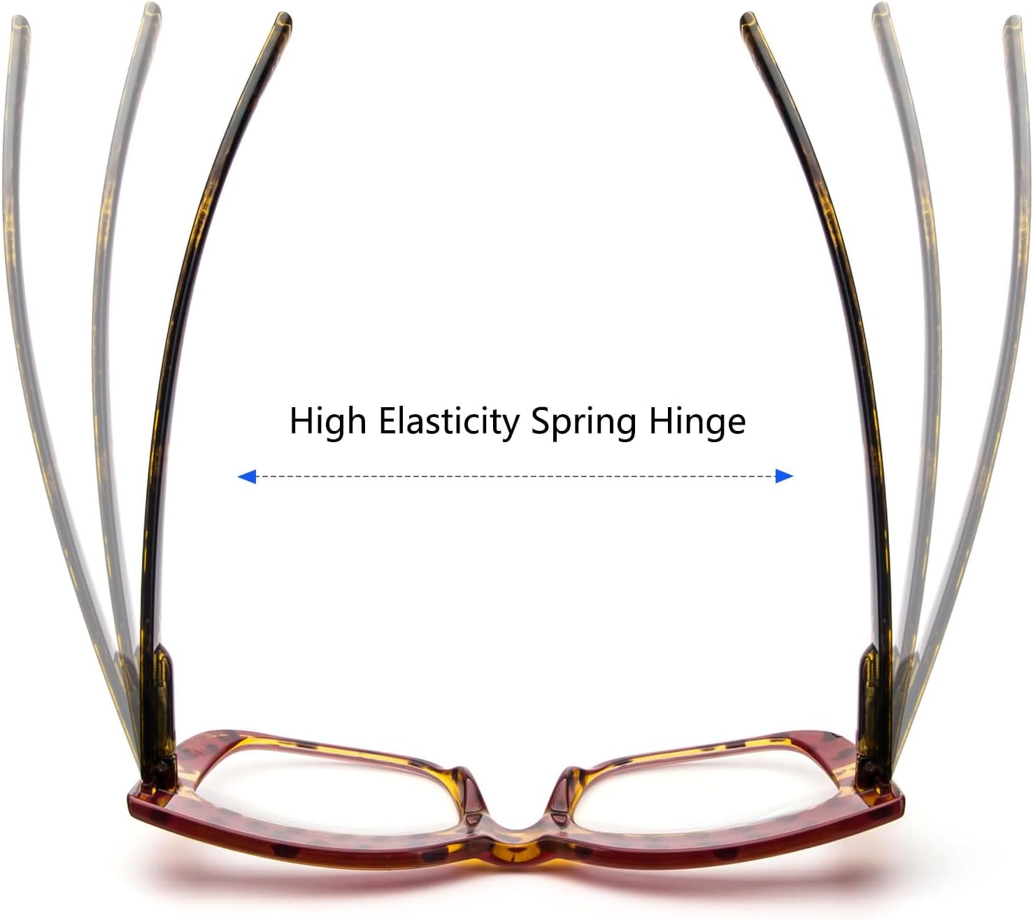 KoKoBin Paquete de 4 elegantes lentes de lectura de ojo de gato con marco grande para mujer, lectores retro de gran tamaño, bloqueo de luz azul