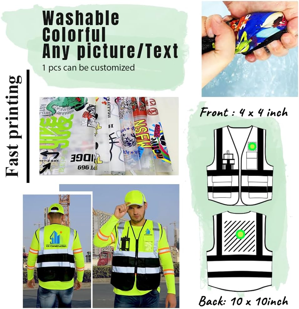 YOWESHOP El chaleco reflectante de la seguridad de la alta visibilidad modifica el uniforme al aire libre del trabajo