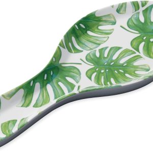 UP ware – Soporte para cuchara de melamina de 9.625 pulgadas, soporte para utensilios de cocina, mesa de comedor (monstera) UP ware – Soporte para cuchara de melamina de 9.625 pulgadas, soporte para utensilios de cocina, mesa de comedor (monstera)