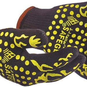 J. J. Keller & Associates, Inc. SAFEGEAR – Guantes de trabajo resistentes al calor nivel 3, EN 407, carcasa de aramida, puntos de silicona para J. J. Keller & Associates, Inc. SAFEGEAR – Guantes de trabajo resistentes al calor nivel 3, EN 407, carcasa de aramida, puntos de silicona para