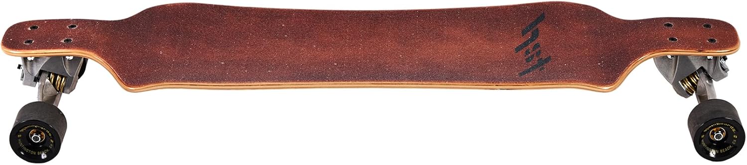 HST Longboard Skateboard Complete Cruiser  Longboard de abedul de 7 capas con camiones patentados para crucero, tallado y diversión de estilo libre.