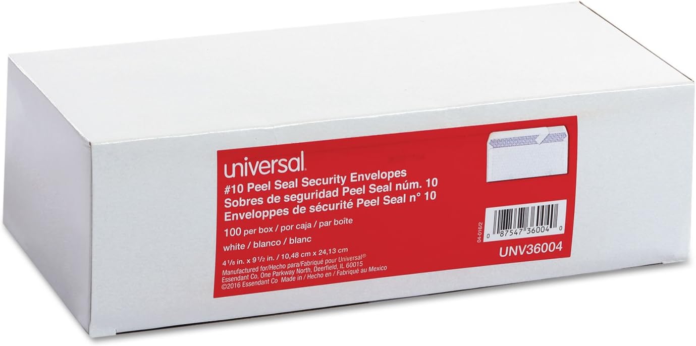 UNV36004 – Sobre de negocios Universal Peel Seal Strip
