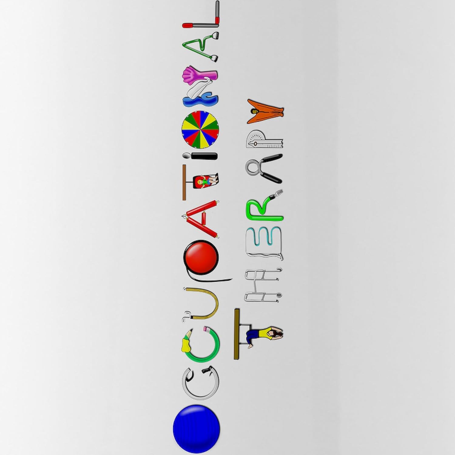 CafePress OT At Work – Botella de agua (acero inoxidable, 1 botella de agua de 1,0 L)
