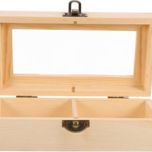 IMIKEYA Caja de almacenamiento de madera caja de almacenamiento vintage bolsa de té titular de la bolsa de té contenedores de almacenamiento de IMIKEYA Caja de almacenamiento de madera caja de almacenamiento vintage bolsa de té titular de la bolsa de té contenedores de almacenamiento de