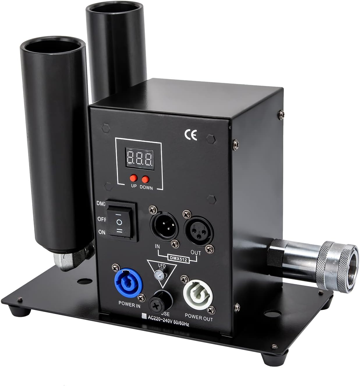 Máquina de humo, máquina de niebla de columna DNYSYSJ de 150 W, altura de pulverización de 16.4-19.7 ft16.4-19.68 pies, perfecta para bodas,