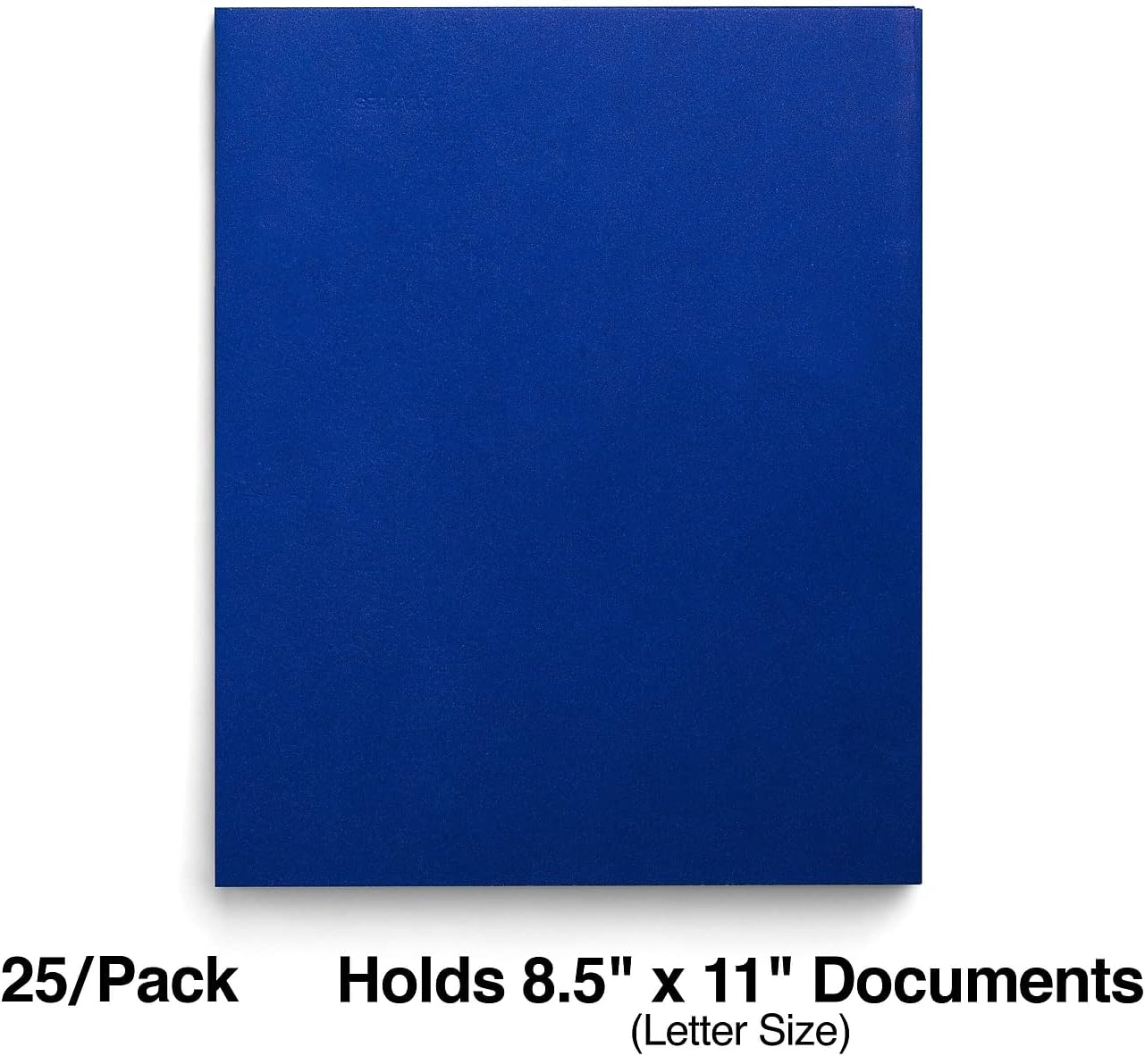 Staples 578490 – Carpeta de bolsillo de grado escolar con 2 unidades, color azul 25caja