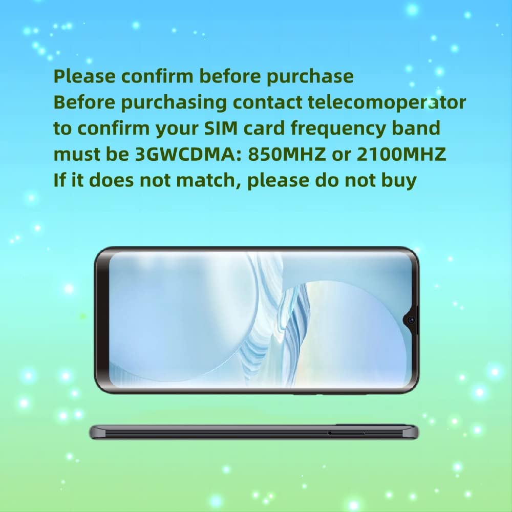 Pantalla de 6.52 pulgadas, Reno5Pro +, teléfono inteligente Android, tarjeta SIM dual, 1G RAM 16G ROM, solo compatible con banda de frecuencia de
