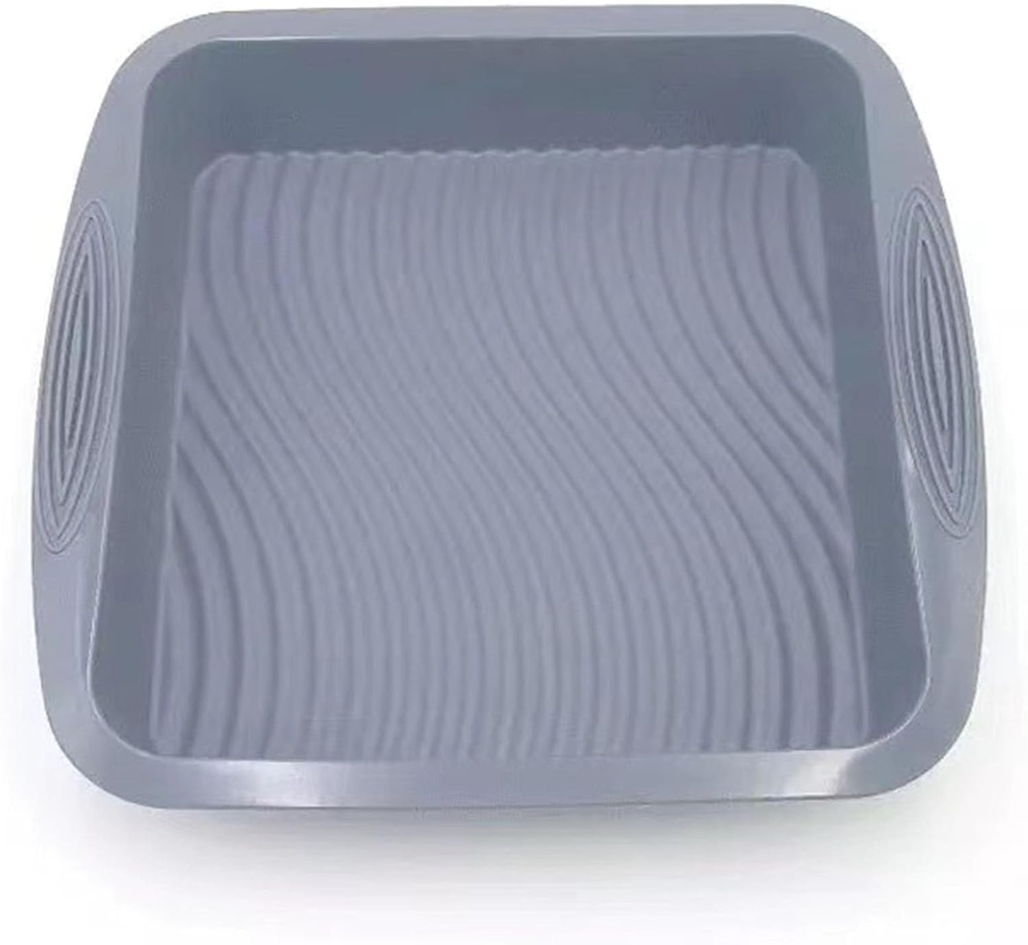 YESBAY Molde cuadrado de silicona de 9 pulgadas antiadherente para tartas, fácil liberación, antideslizante, resistente a altas temperaturas, molde