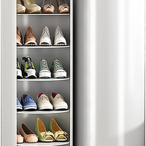 Zapatero giratorio de 360 de 7 niveles sin puerta, estante redondo para zapatos, organizador de zapatos moderno y alto para entrada, dormitorio, Zapatero giratorio de 360 de 7 niveles sin puerta, estante redondo para zapatos, organizador de zapatos moderno y alto para entrada, dormitorio,