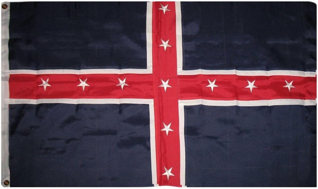 Bandera de nailon bordada de 3 x 5 pulgadas, ojales de nailon 600D de 3 x 5 pies