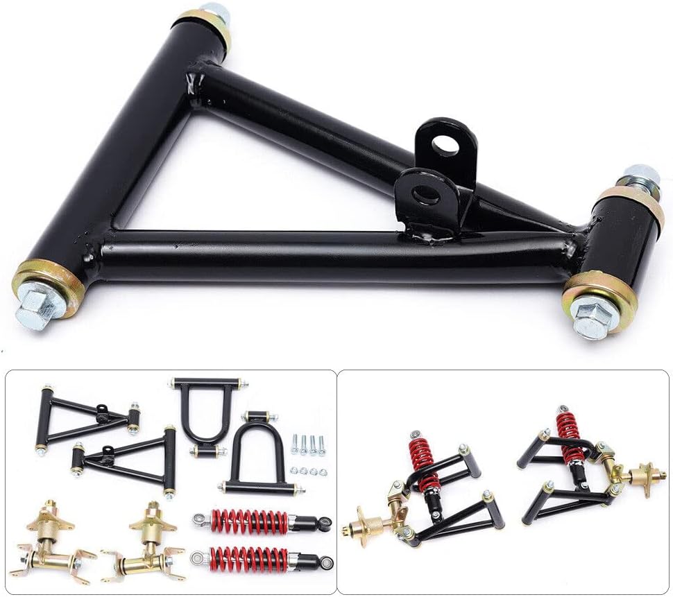 Kit de montaje de brazo de suspensión delantera superior e inferior para bricolaje ATV Quad Bike Buggy Go Kart piezas