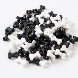 100 piezas de mini huesos de esqueleto de Halloween de resina negro y blanco mini huesos falsos de Halloween, decoración de mesa para manualidades, 100 piezas de mini huesos de esqueleto de Halloween de resina negro y blanco mini huesos falsos de Halloween, decoración de mesa para manualidades,