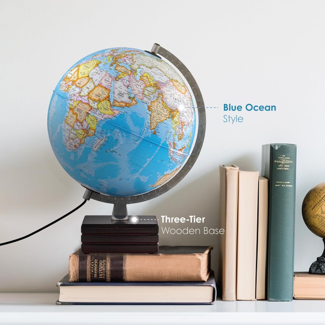 Waypoint Geographic Aviator Plus Globo Iluminado