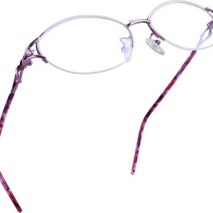 LifeArt Alloy Semi-Rimless Reading Glasses,Blue Light Blocking Glasses, Anti Eyestrain, Computer Gaming Glasses, TV Glasses for Women Men, Anti LifeArt Alloy Semi-Rimless Reading Glasses,Blue Light Blocking Glasses, Anti Eyestrain, Computer Gaming Glasses, TV Glasses for Women Men, Anti