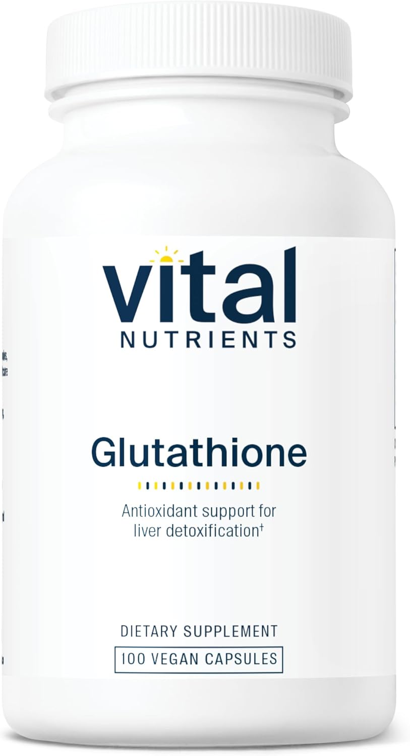 Vital Nutrients Glutatión liposomal 400 mg  Suplemento antioxidante vegano para promover la salud del hígado y la desintoxicación hepática*  Sin
